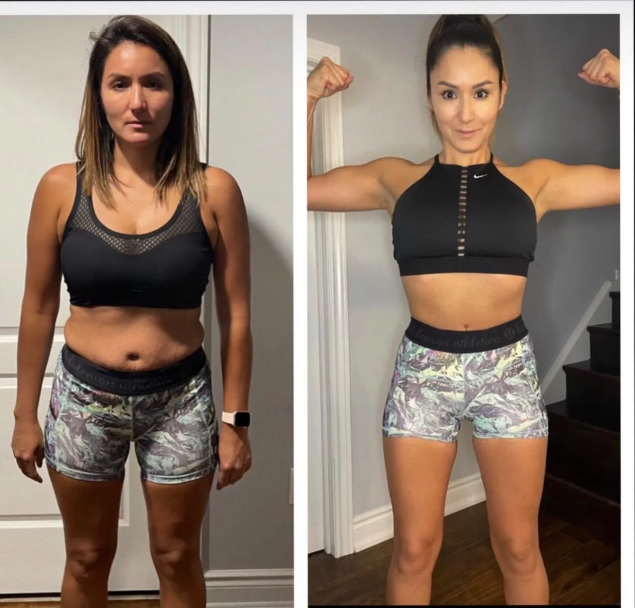 Toronto Body Mechanic client before-and-after front-view body transformation